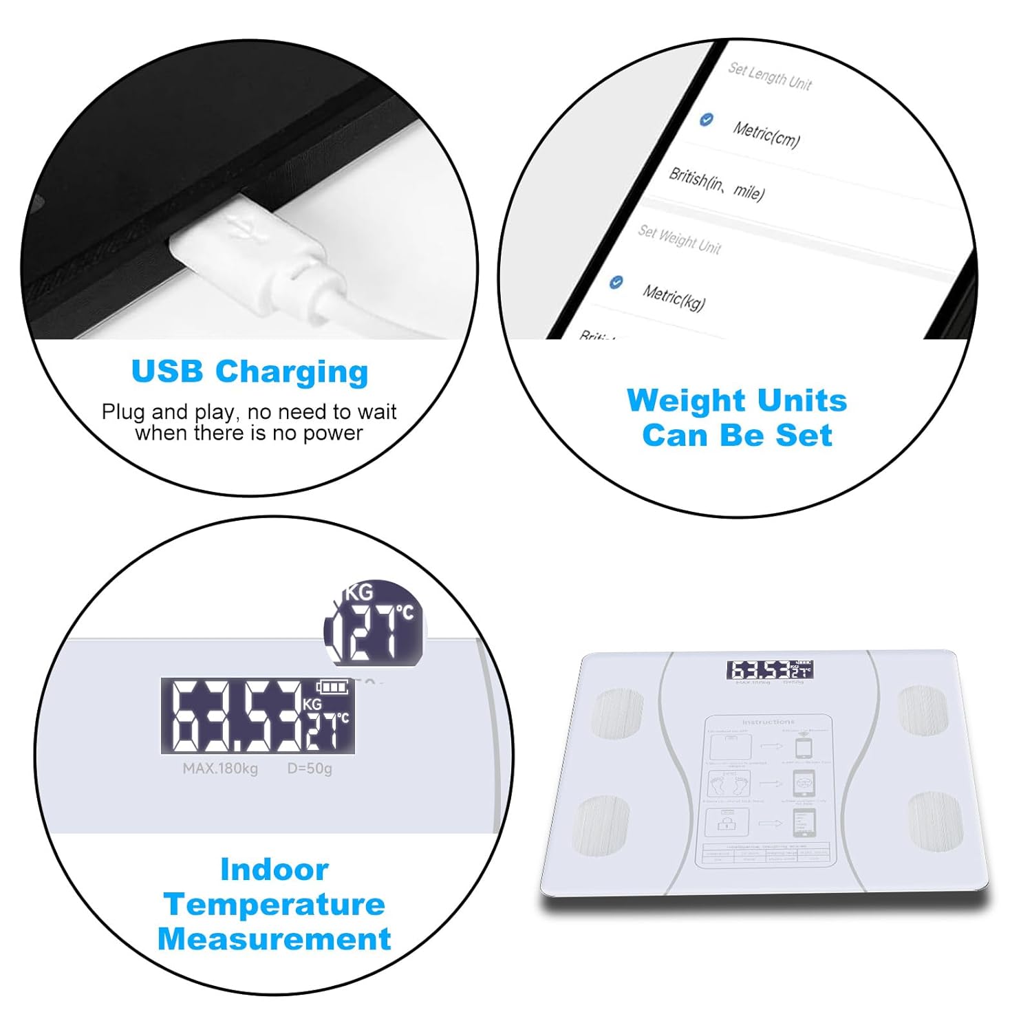 Smart Body Composition Scales with mobile App — Finally Know What You're Actually Losing
