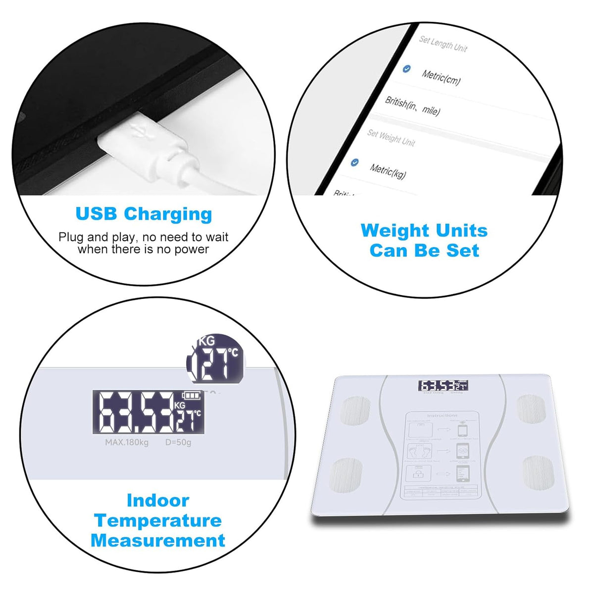 Smart Body Composition Scales with mobile App — Finally Know What You're Actually Losing