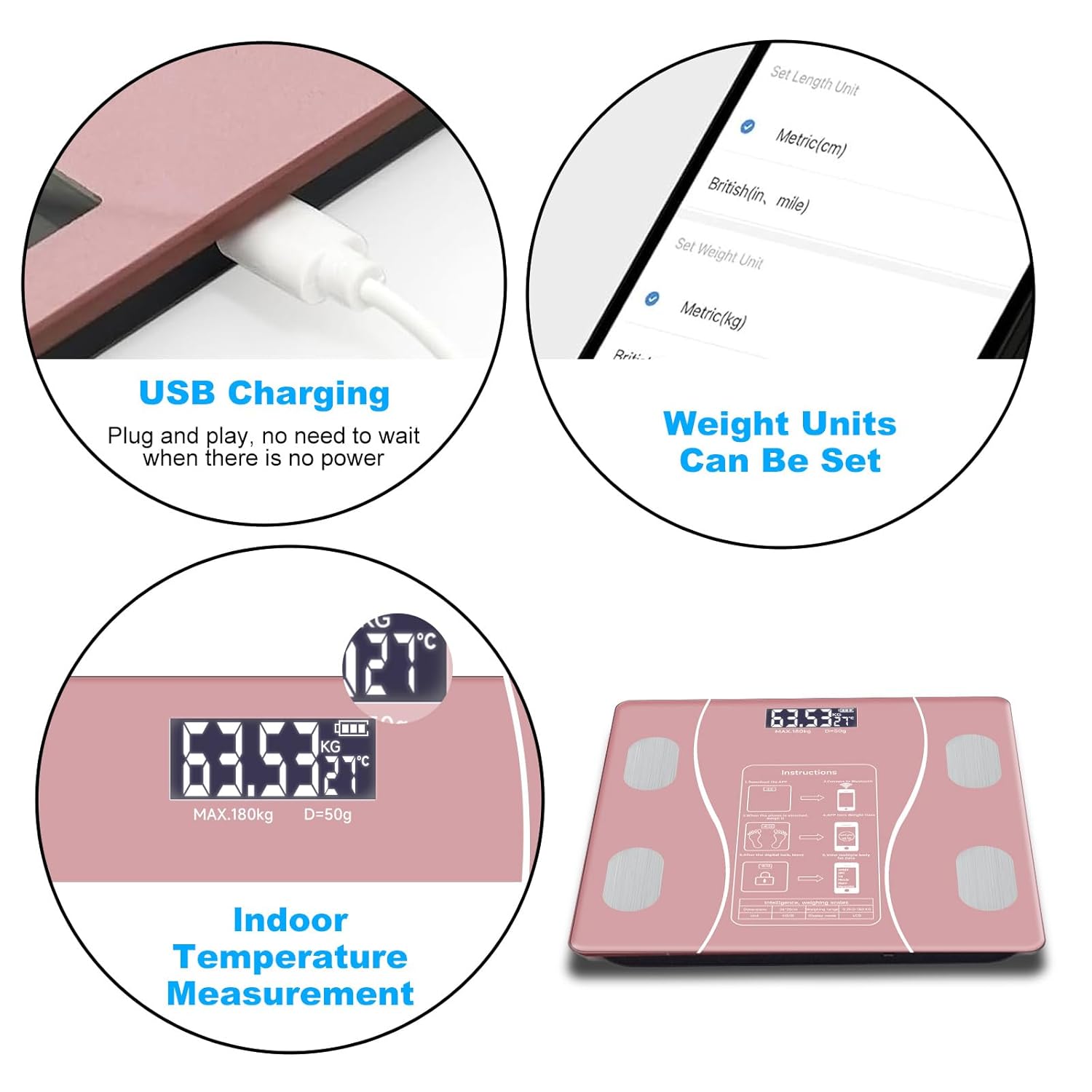 Smart Body Composition Scales with mobile App — Finally Know What You're Actually Losing