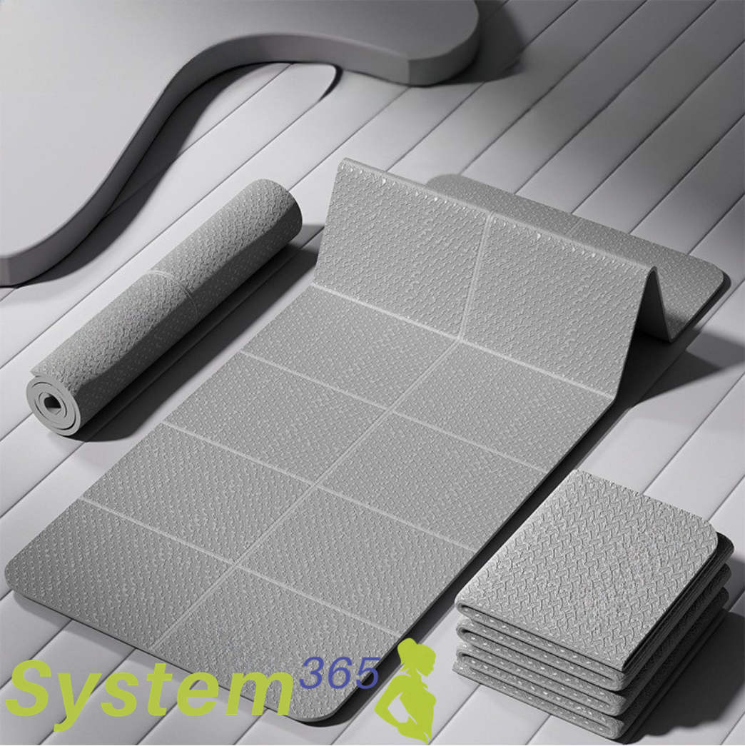 Foldable Yoga Mat — 2 Minutes of Stretching. Every Single Day
