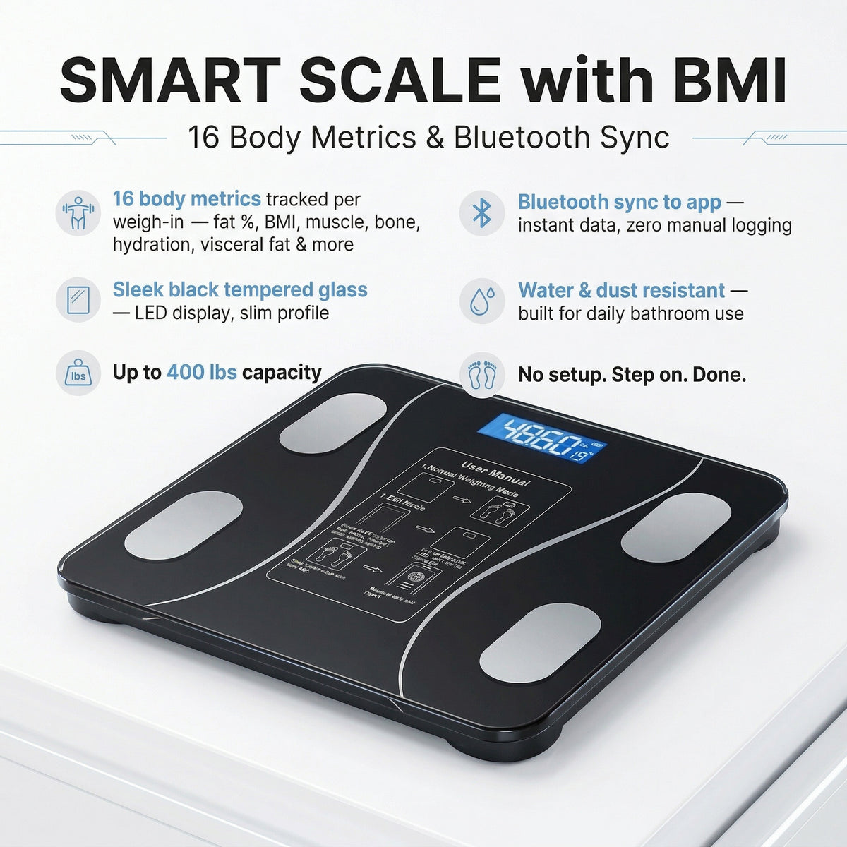 Smart Body Composition Scales with mobile App — Finally Know What You're Actually Losing